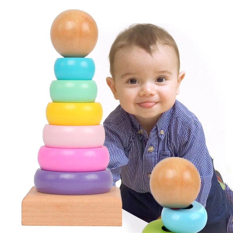 Children Rainbow Tower Ferrule - Wood Ring Blank avaliação e preço