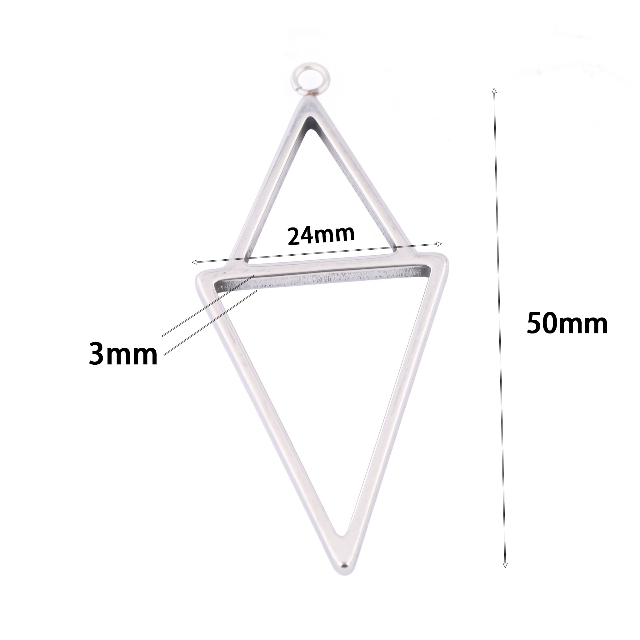 10pcs Square Triangle 3mm Thic - Resin Craft Projects avaliação e preço