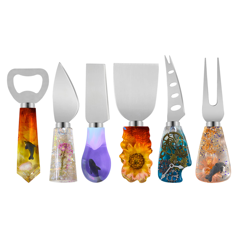DM379 Knife And Fork Handle Re - Flower Preservation Resin avaliação e preço