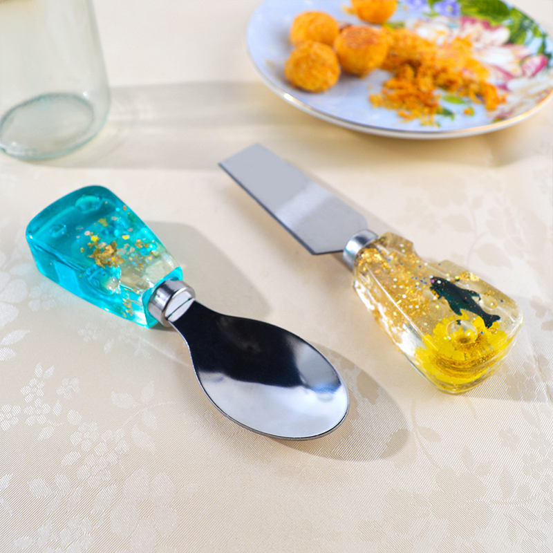 DM379 Knife And Fork Handle Re - Flower Preservation Resin avaliação e preço