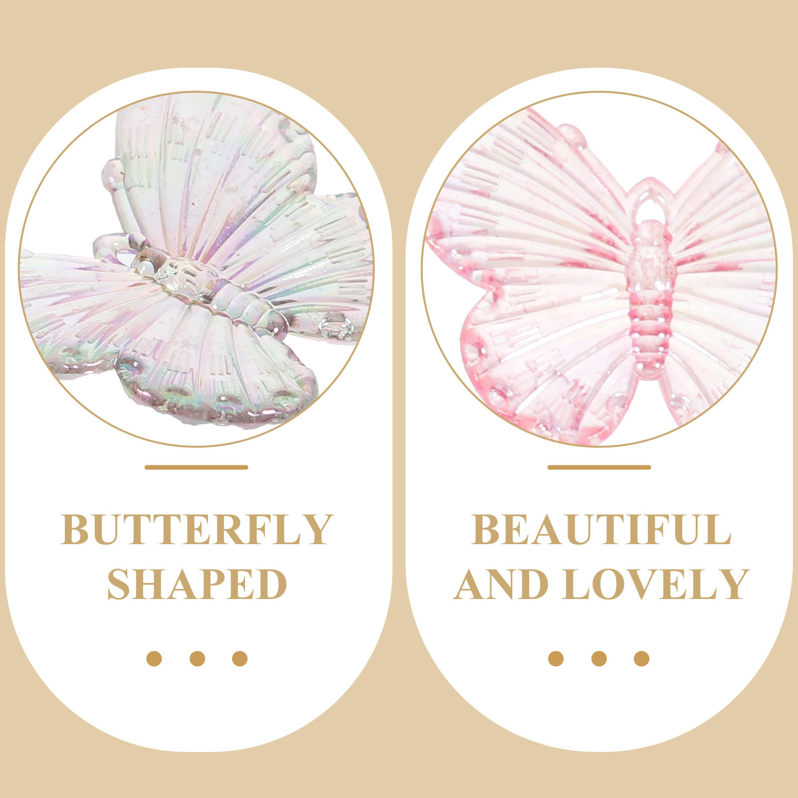 40Pcs Electroplated Butterfly  - Resin Crafts Diy avaliação e preço
