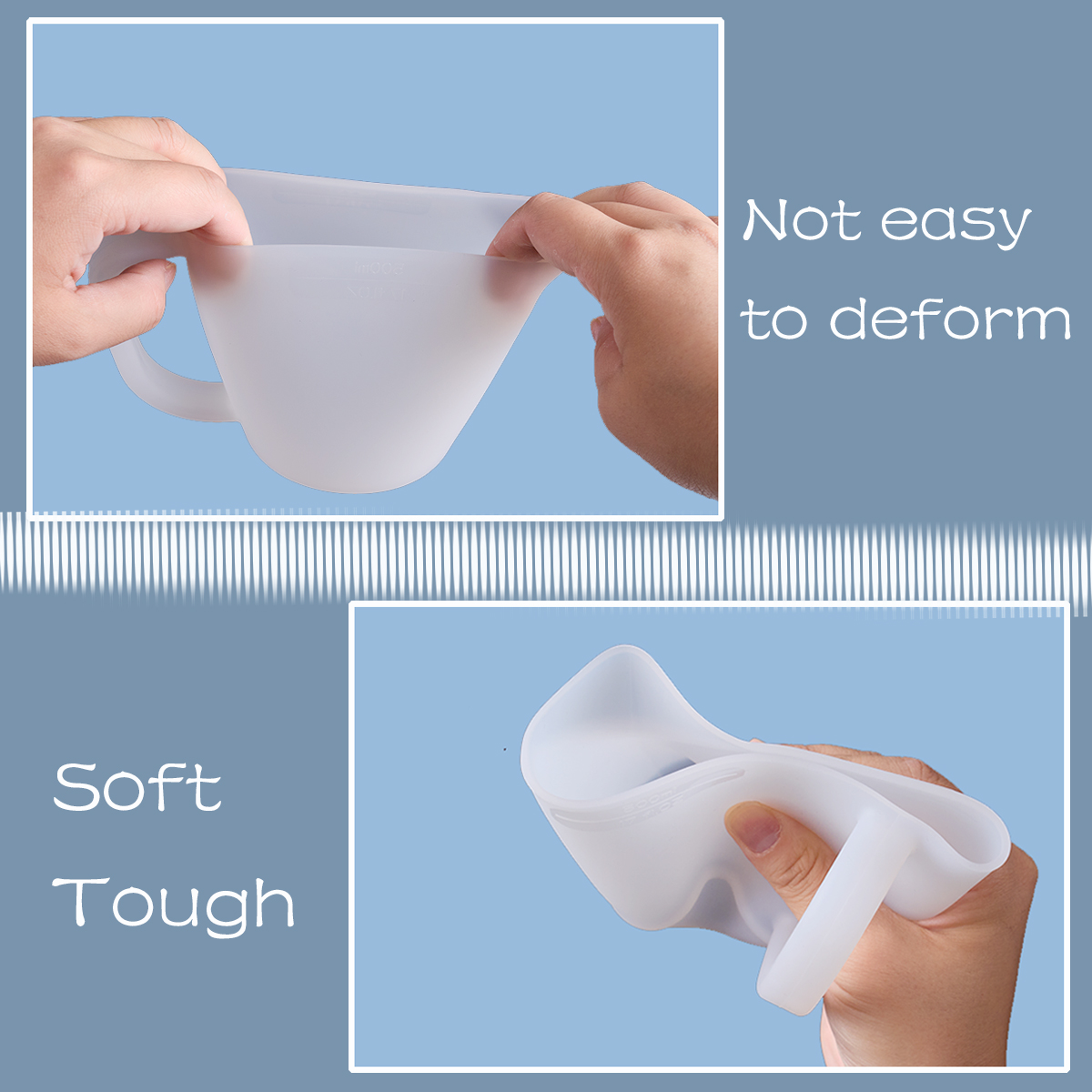 500ML Silicone Measuring Cup w - Mixing Cup Silicone avaliação e preço