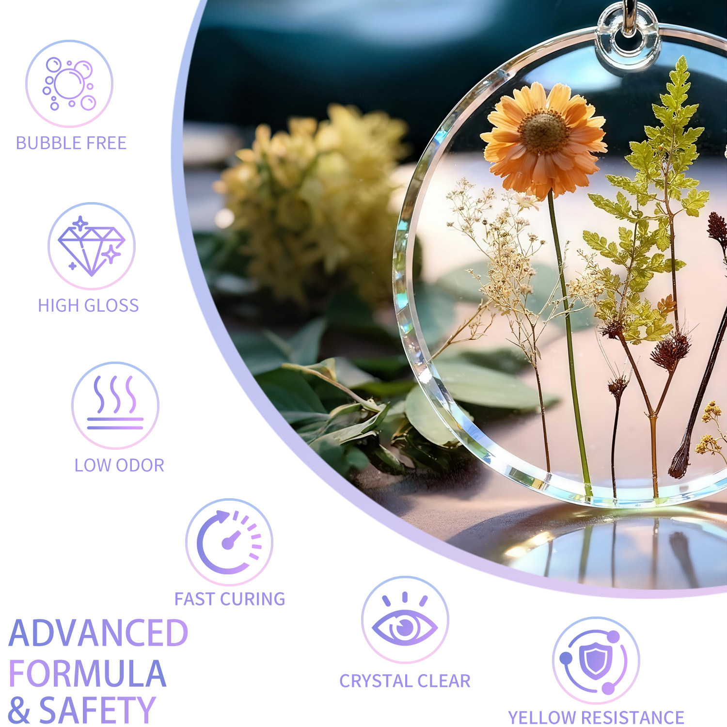 200g UV Resin Crystal Clear Ha - Epoxy Uv Resin Kit avaliação e preço