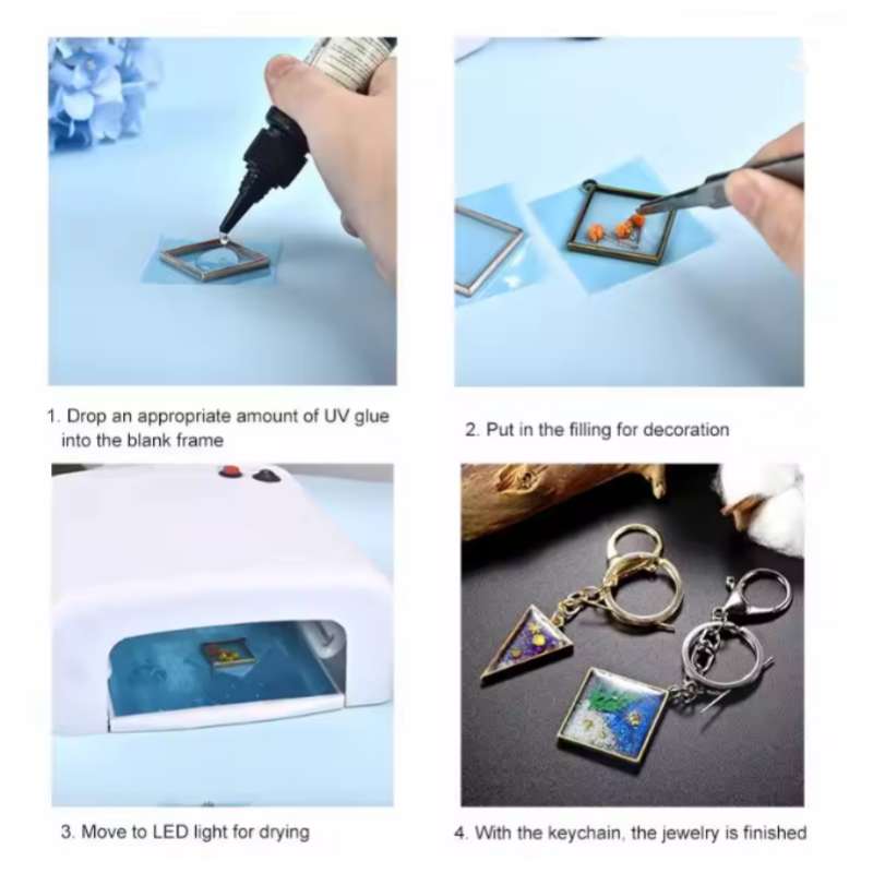 100g UV Resin Clear,Hard,Upgra - Epoxy Uv Resin Kit avaliação e preço