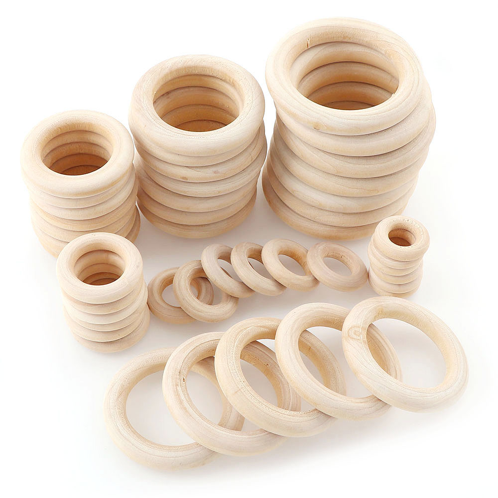 Unfinished Wooden Rings 20-60m - Wood Ring Blank avaliação e preço