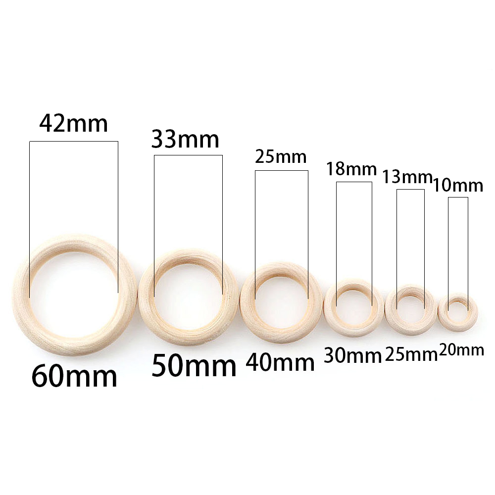 Unfinished Wooden Rings 20-60m - Wood Ring Blank avaliação e preço
