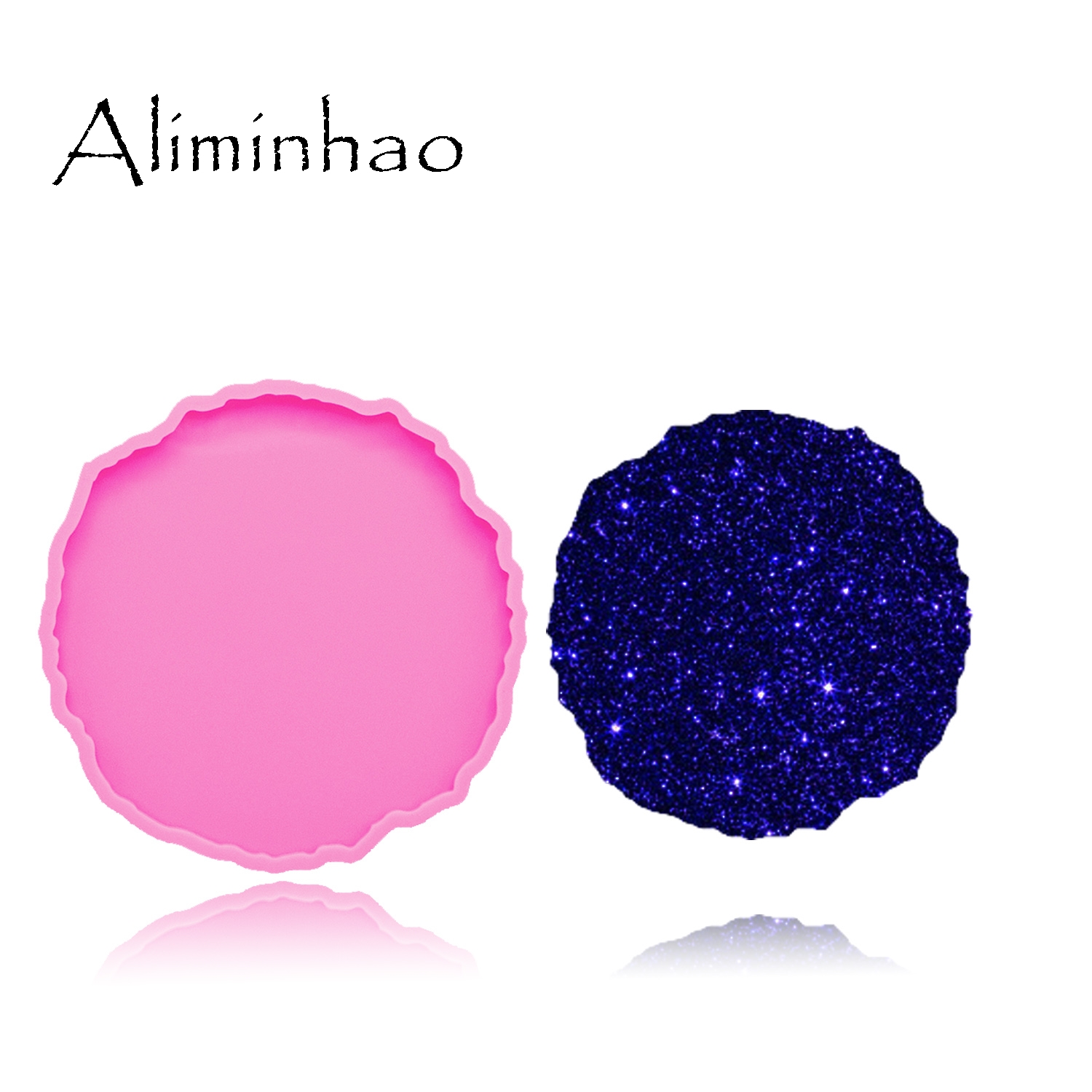 DY0278 Shiny High quality roun - Geode Mold Silicone avaliação e preço