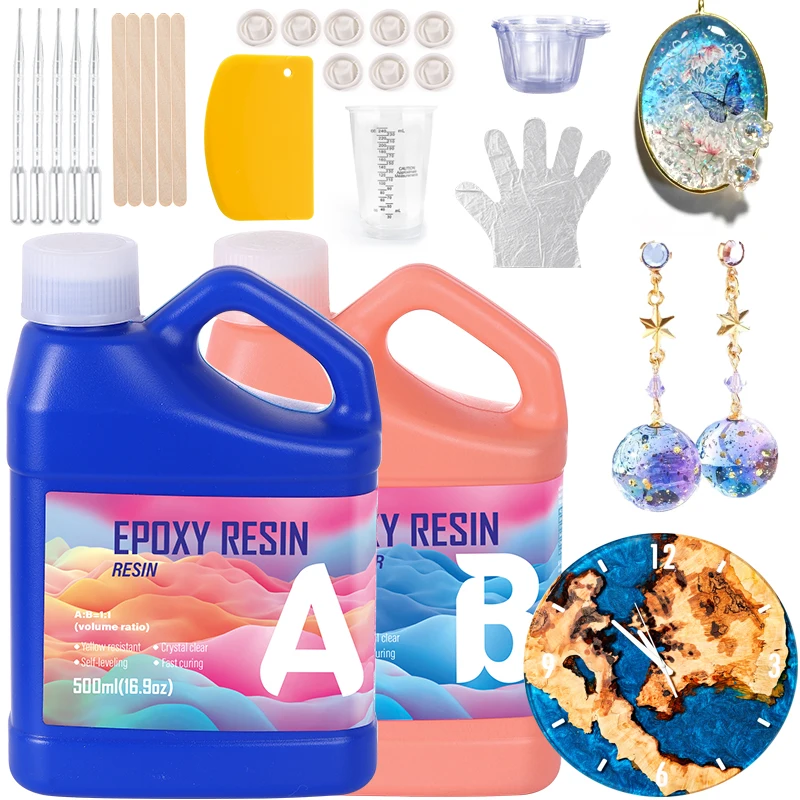 Easy Mixing Epoxy Resin Kit Cr - Epoxy Uv Resin Kit avaliação e preço