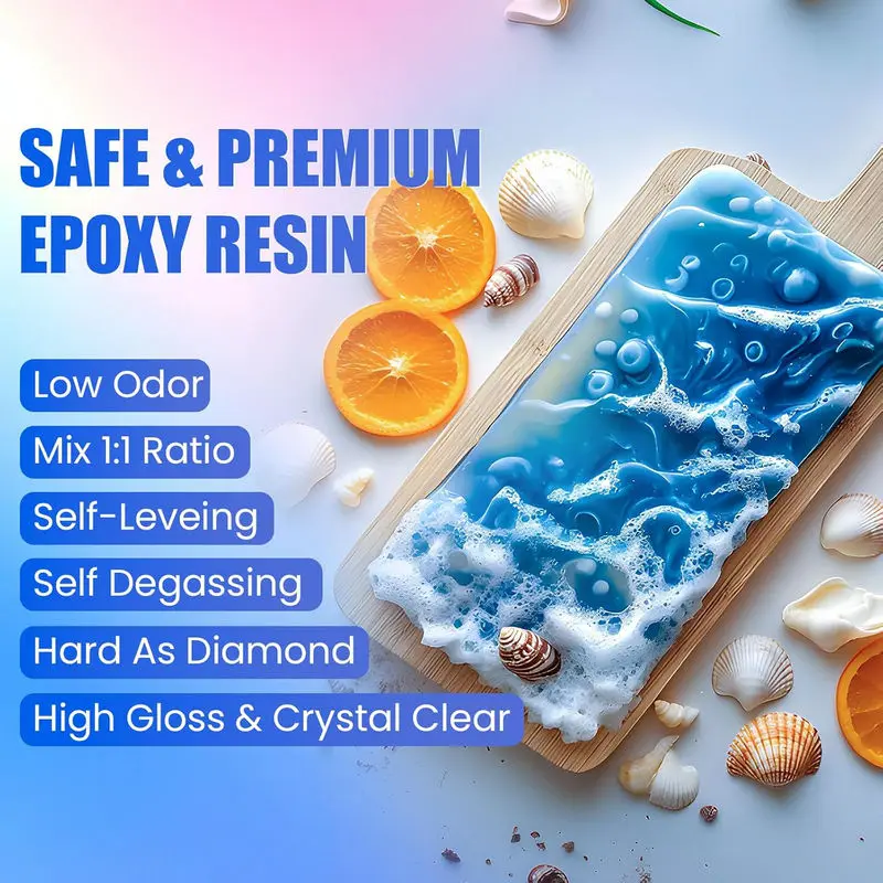 Easy Mixing Epoxy Resin Kit Cr - Epoxy Uv Resin Kit avaliação e preço