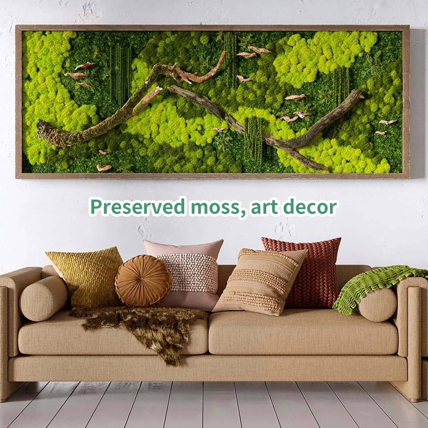 Artificial Green Plants Eterna - Terrarium Moss Art avaliação e preço