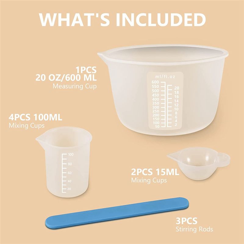 AA94-Silicone Cups Resin Suppl - Mixing Cup Silicone avaliação e preço