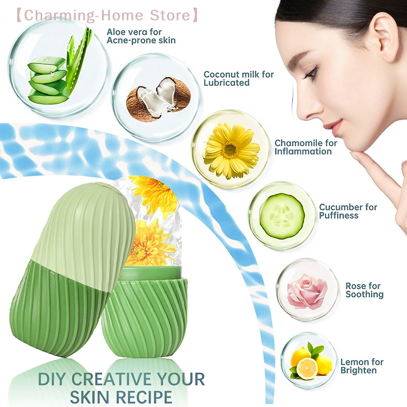【M】One Silicone Ice Face Rolle - Silicone Mold Tray avaliação e preço