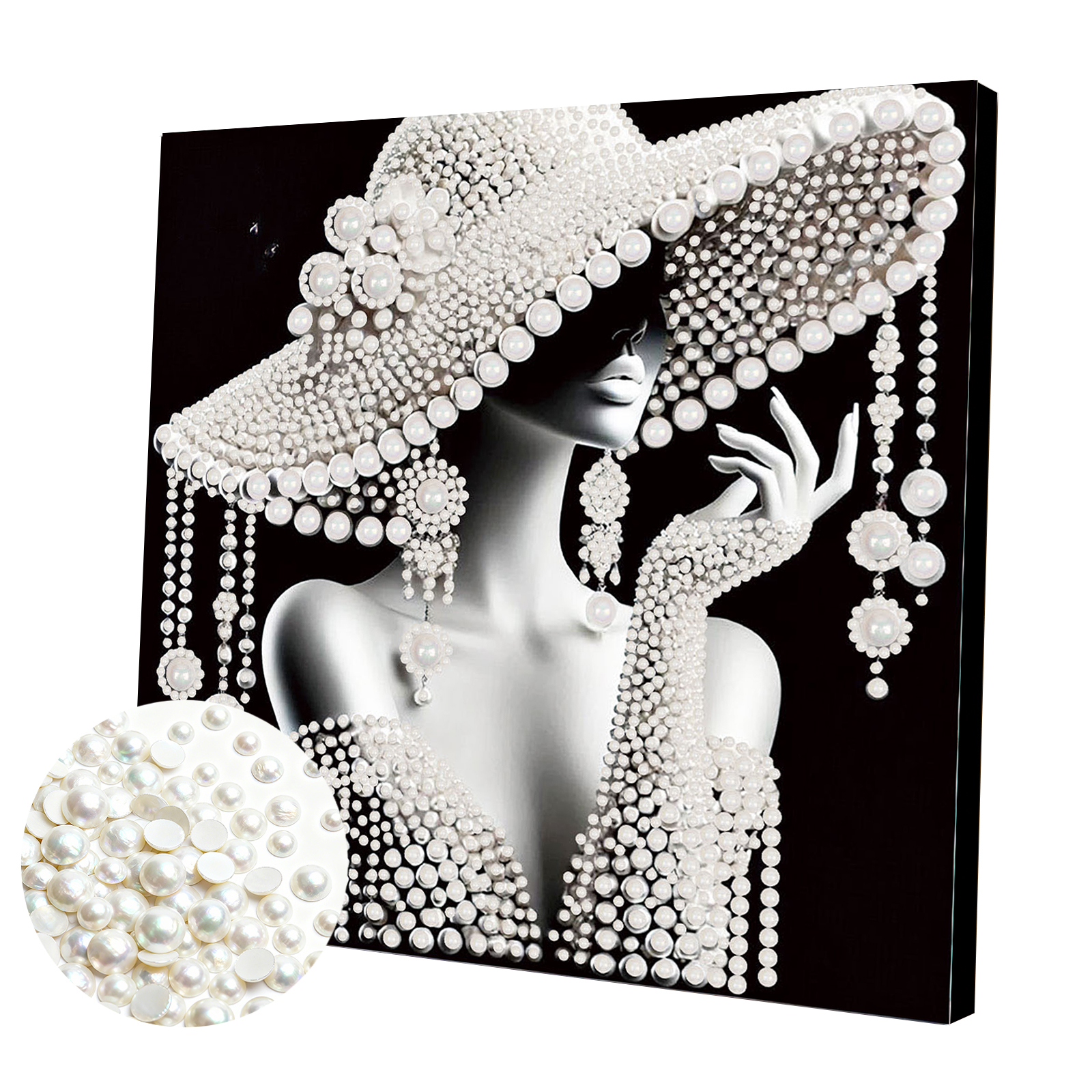 DIY Ladies Pearl Painting Art  - Resin Craft For Beginners avaliação e preço