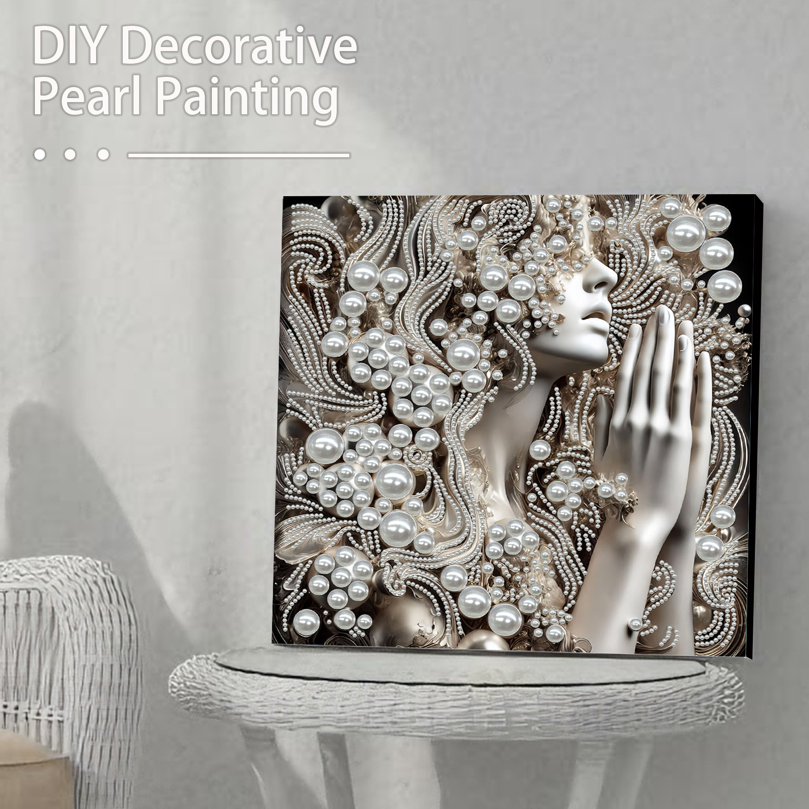 DIY Ladies Pearl Painting Art  - Resin Craft For Beginners avaliação e preço