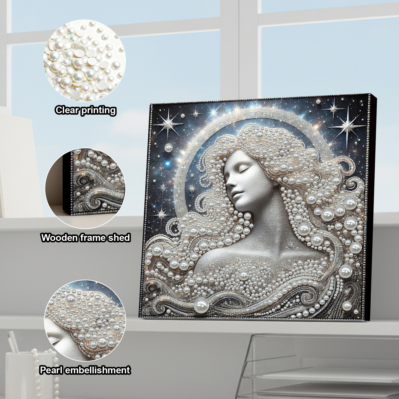 DIY Ladies Pearl Painting Art  - Resin Craft For Beginners avaliação e preço