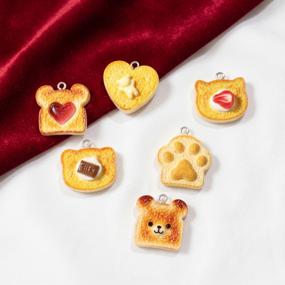 10pcs Resin Plastic Bread Pend - Resin Crafts Diy avaliação e preço