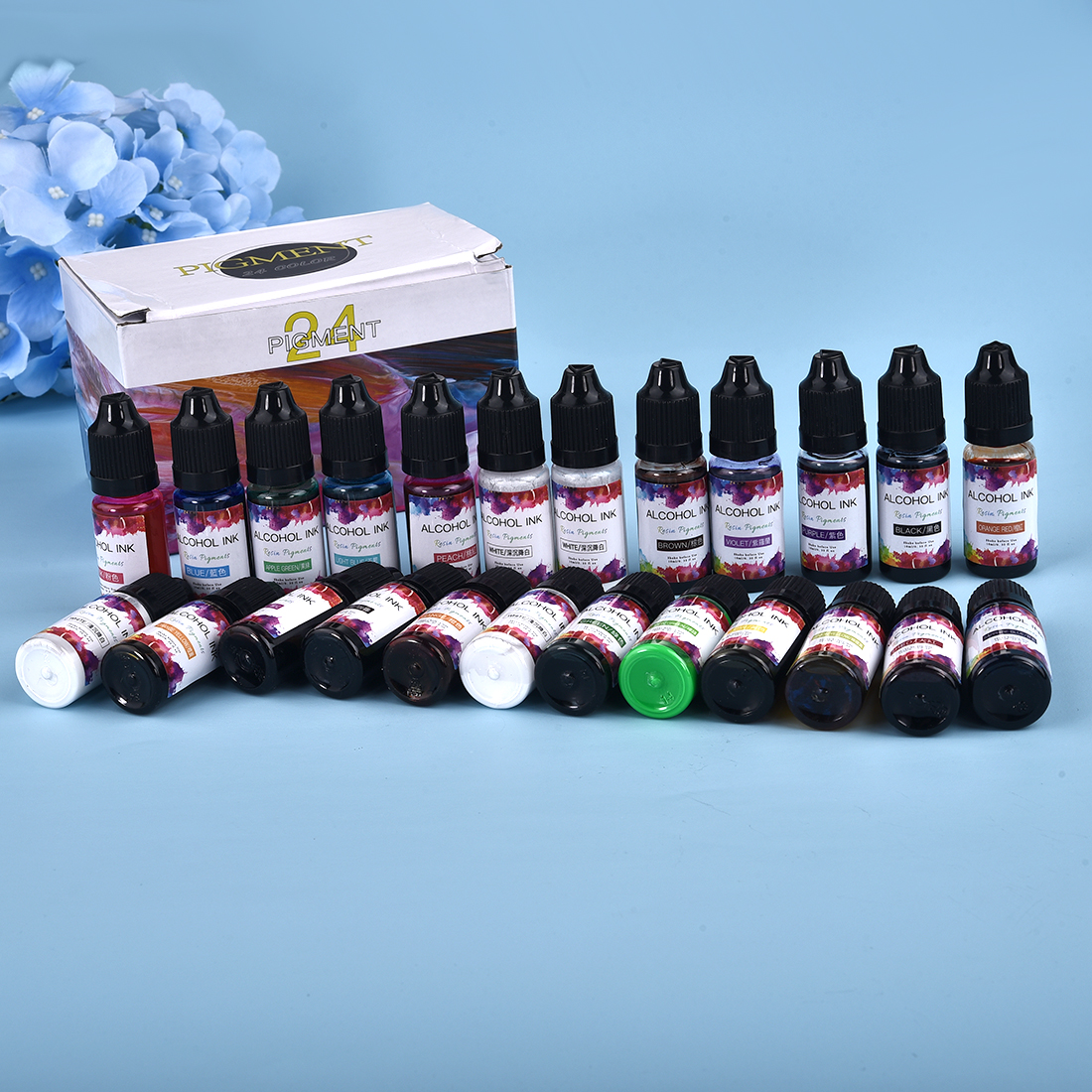 10ML Art Ink Alcohol Resin Pig - Epoxy Uv Resin Kit avaliação e preço