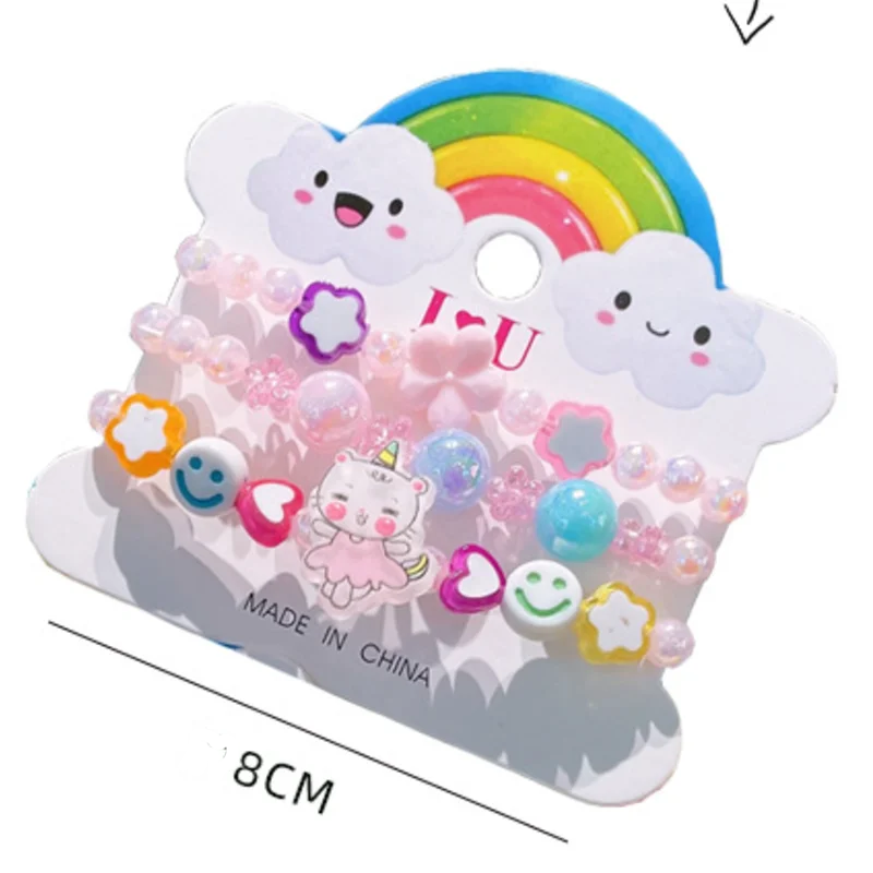 3Pcs Qute Colourful resin Brac - Resin Jewelry Kit avaliação e preço