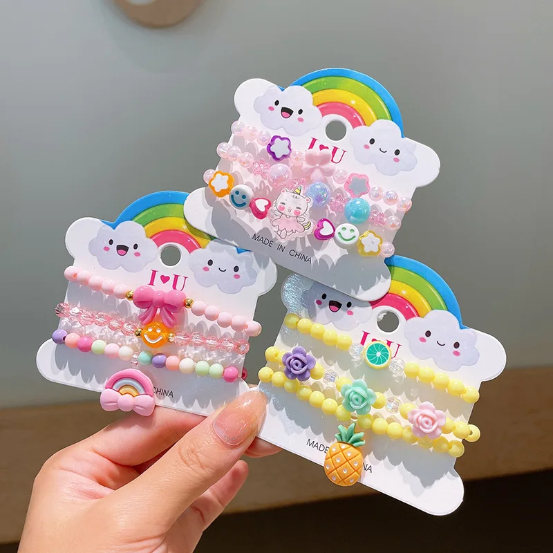 3Pcs Qute Colourful resin Brac - Resin Jewelry Kit avaliação e preço