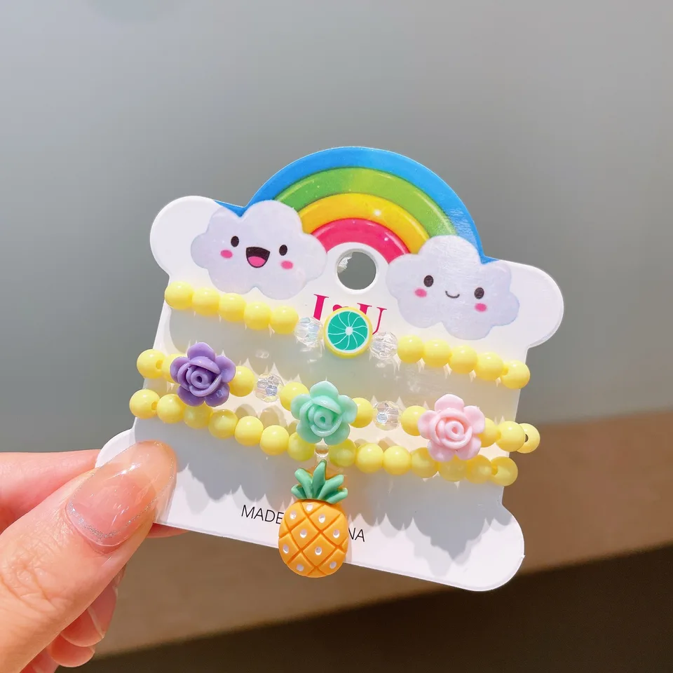 3Pcs Qute Colourful resin Brac - Resin Jewelry Kit avaliação e preço