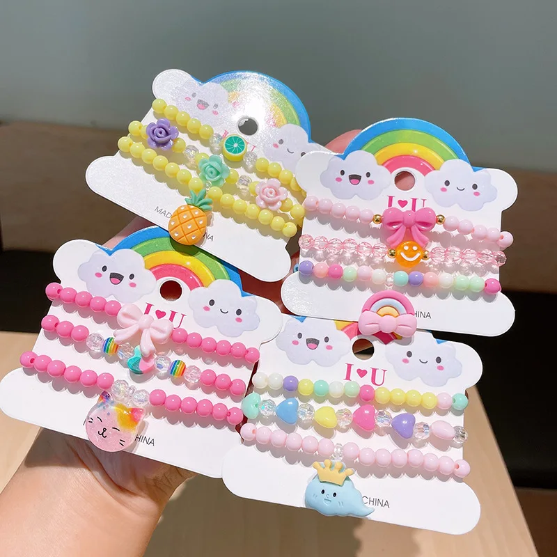 3Pcs Qute Colourful resin Brac - Resin Jewelry Kit avaliação e preço