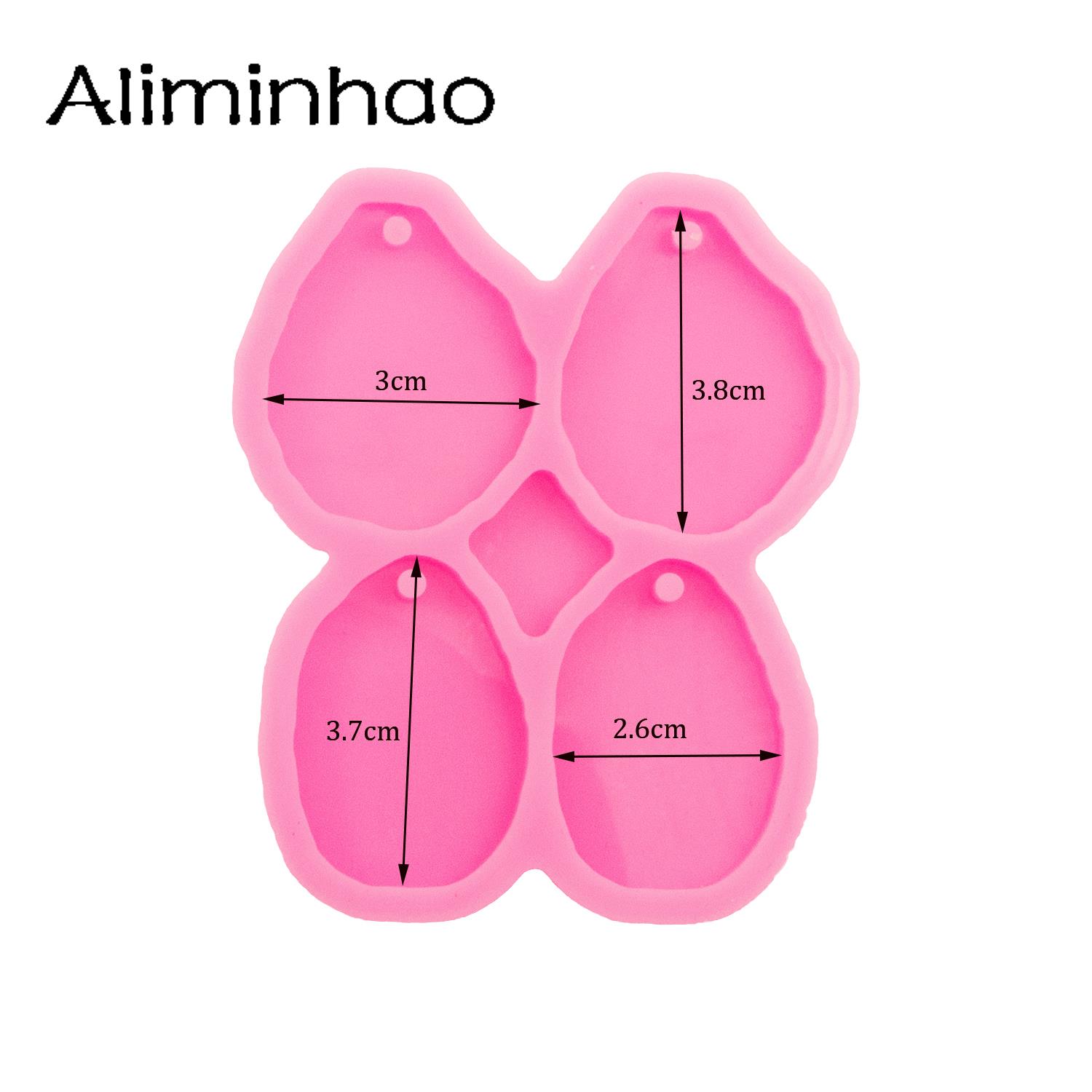DY1085 Shiny Geodes Molds with - Geode Mold Silicone avaliação e preço