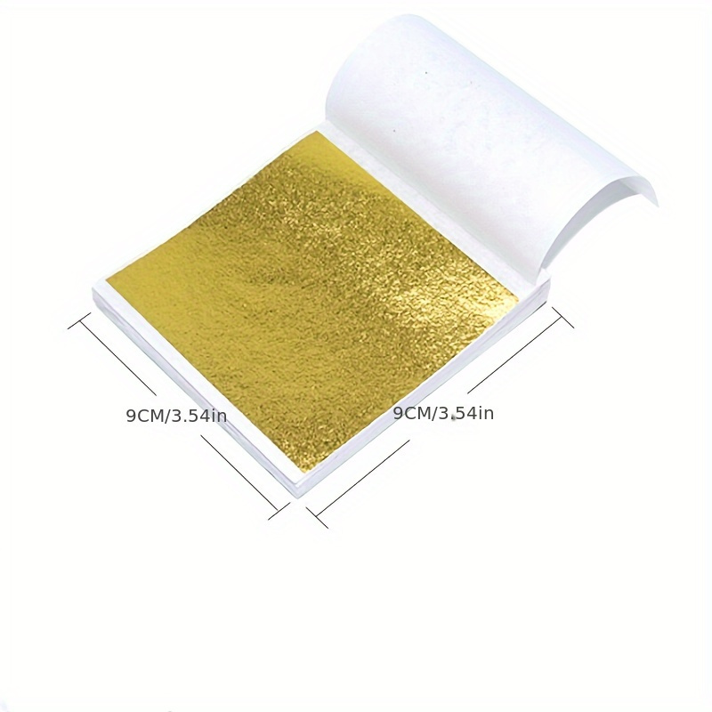 Aomily 9x9cm 100 Sheets Practi - Gold Foil Flakes avaliação e preço