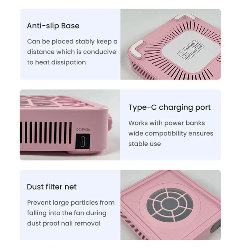 Rechargeable Nail Dust Collect - Vacuum Chamber Small avaliação e preço
