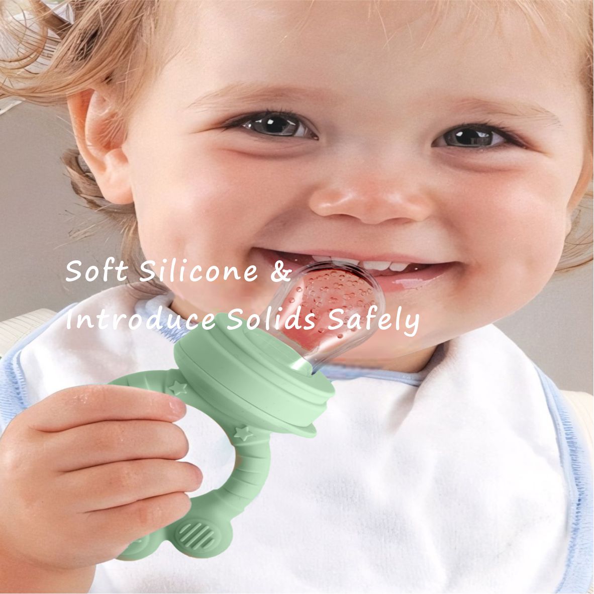 Baby Fruit Food Feeder & Freez - Silicone Mold Tray avaliação e preço