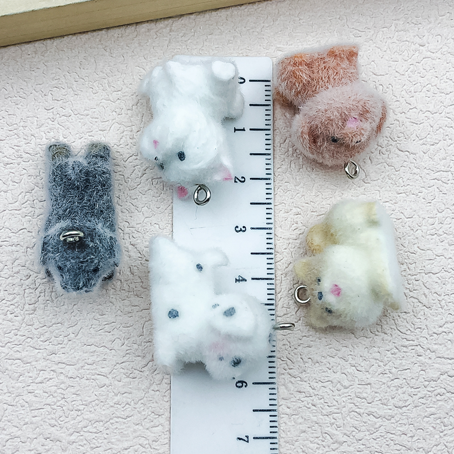 5pcs&1pc Flocked Resin Animal  - Resin Craft Kit avaliação e preço