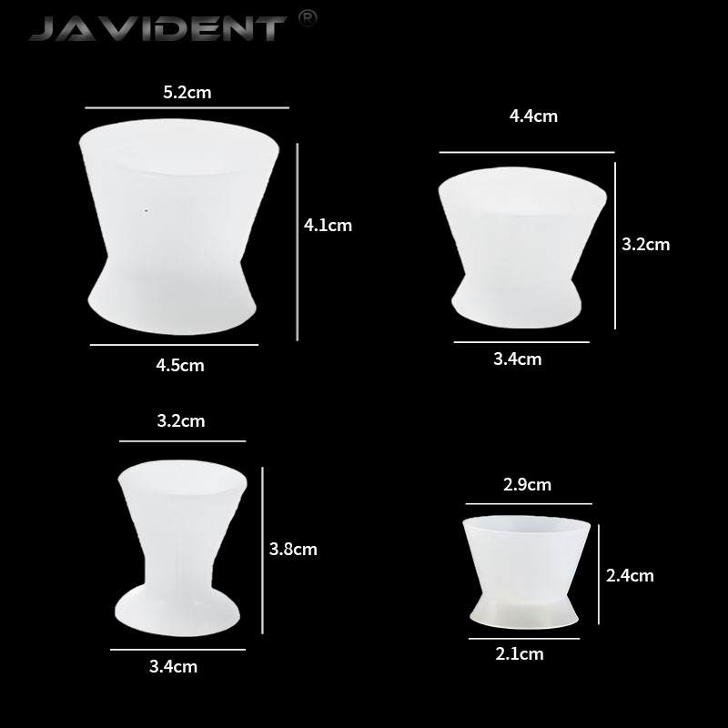4Pcs Dental Silicone Self-Curi - Mixing Cup Silicone avaliação e preço