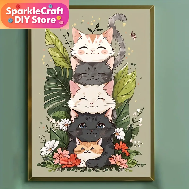 1pc frameless 5D Diamond Paint - Resin Craft For Beginners avaliação e preço