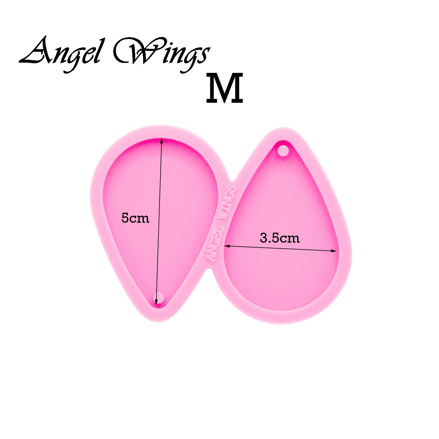 Shiny Tear Drop Hoop Earrings  - Geode Mold Silicone avaliação e preço
