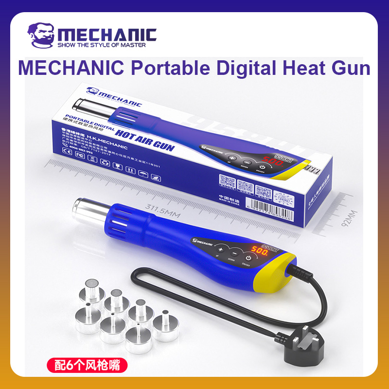 MECHANIC OFFICIAL HT-958 Porta - Heat Gun Small avaliação e preço