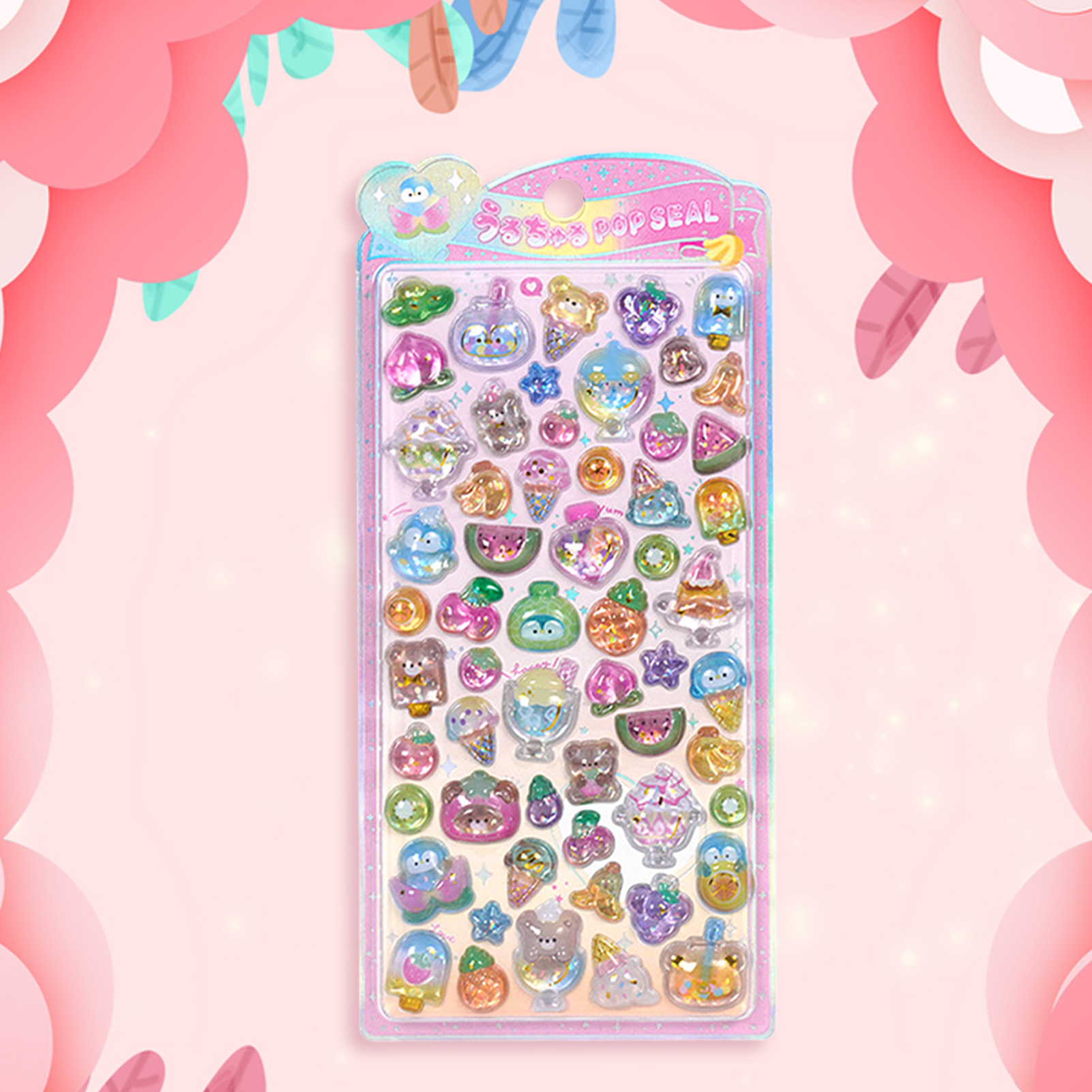 Cute Animal Sticker Pack 3D Sp - Resin Glitter Pack avaliação e preço