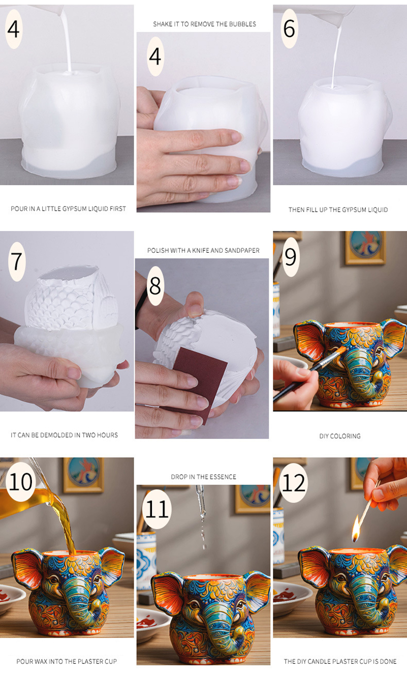 Vase Silicone Mold Silicone Pl - Resin Craft Workshop avaliação e preço