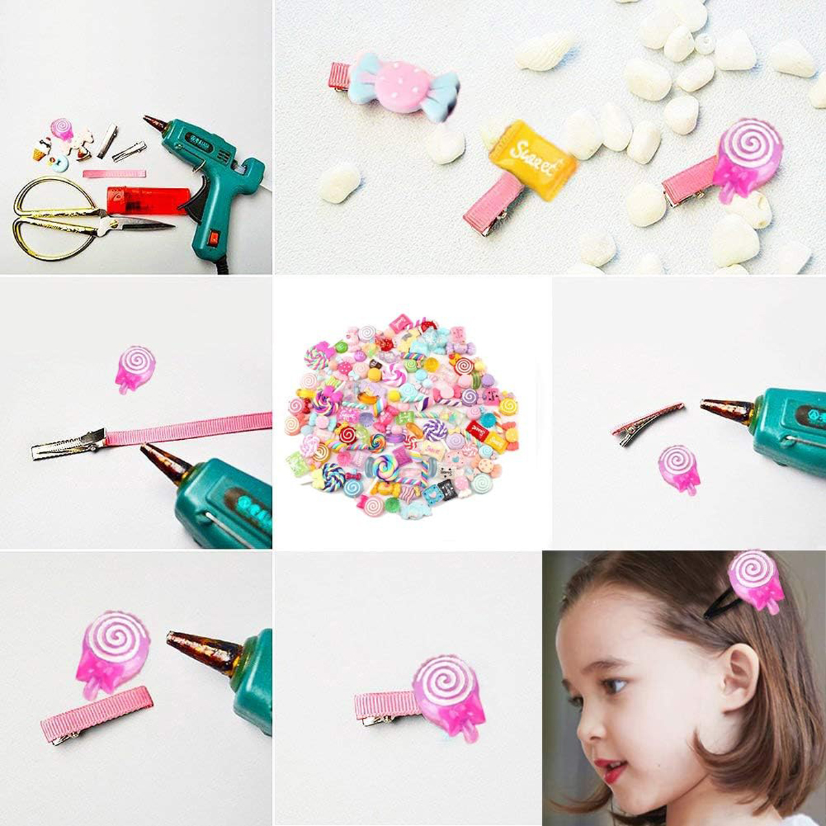 30pcs Random Candy Slime Charm - Resin Craft Supplies avaliação e preço