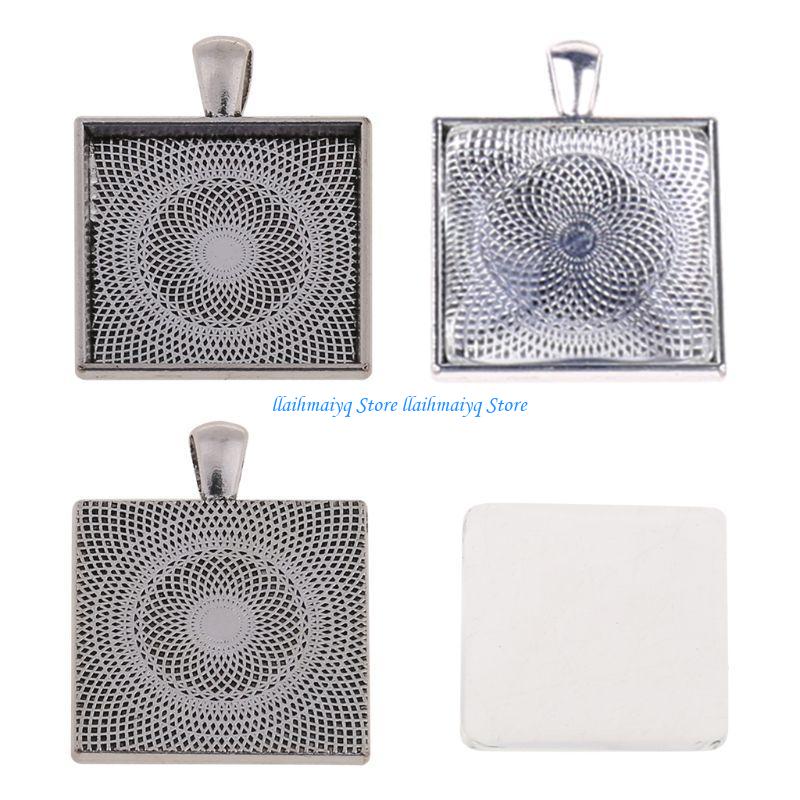 573B 60Pcs Round Pendant Blank - Bezels Set Pendant avaliação e preço