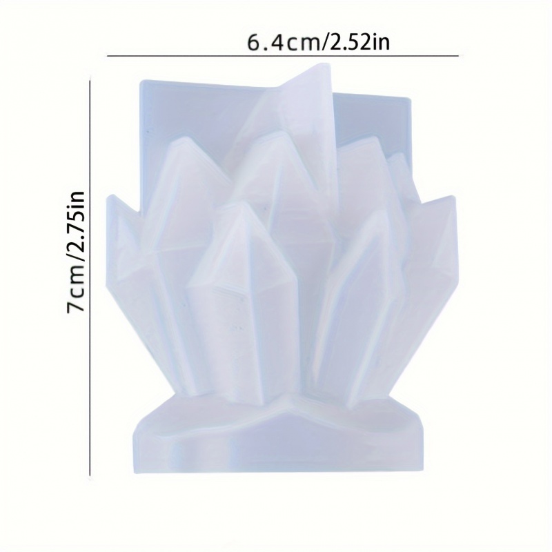 1pcCrystal Cluster Decorative  - Serving Tray Mold avaliação e preço