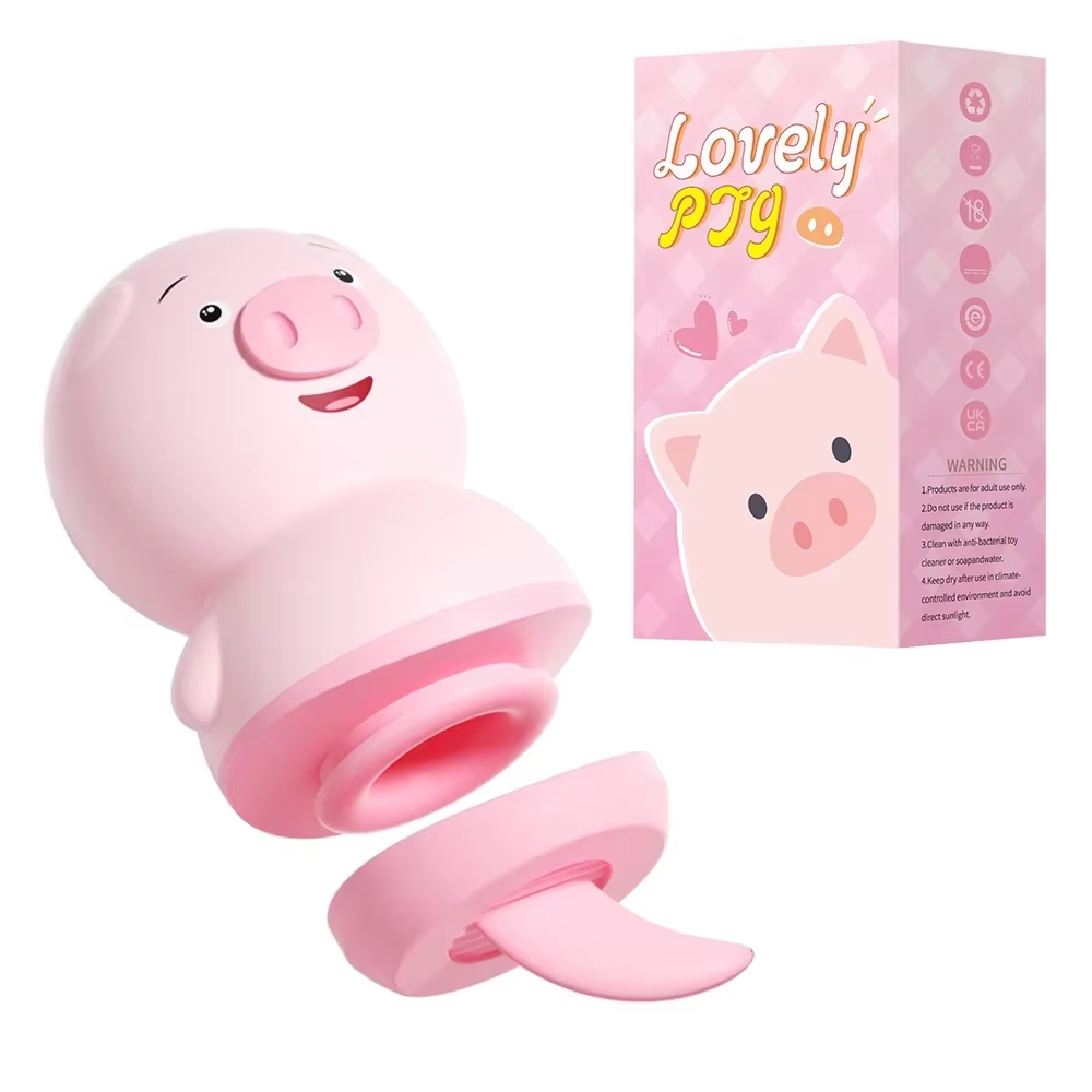 Mini Pig Licking Tongue Vibrat - Vacuum Chamber Small avaliação e preço