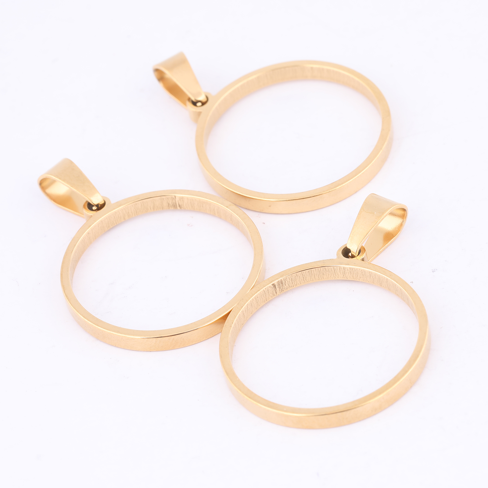 10pcs 25mm Round Open Bezel Ch - Resin Craft Projects avaliação e preço