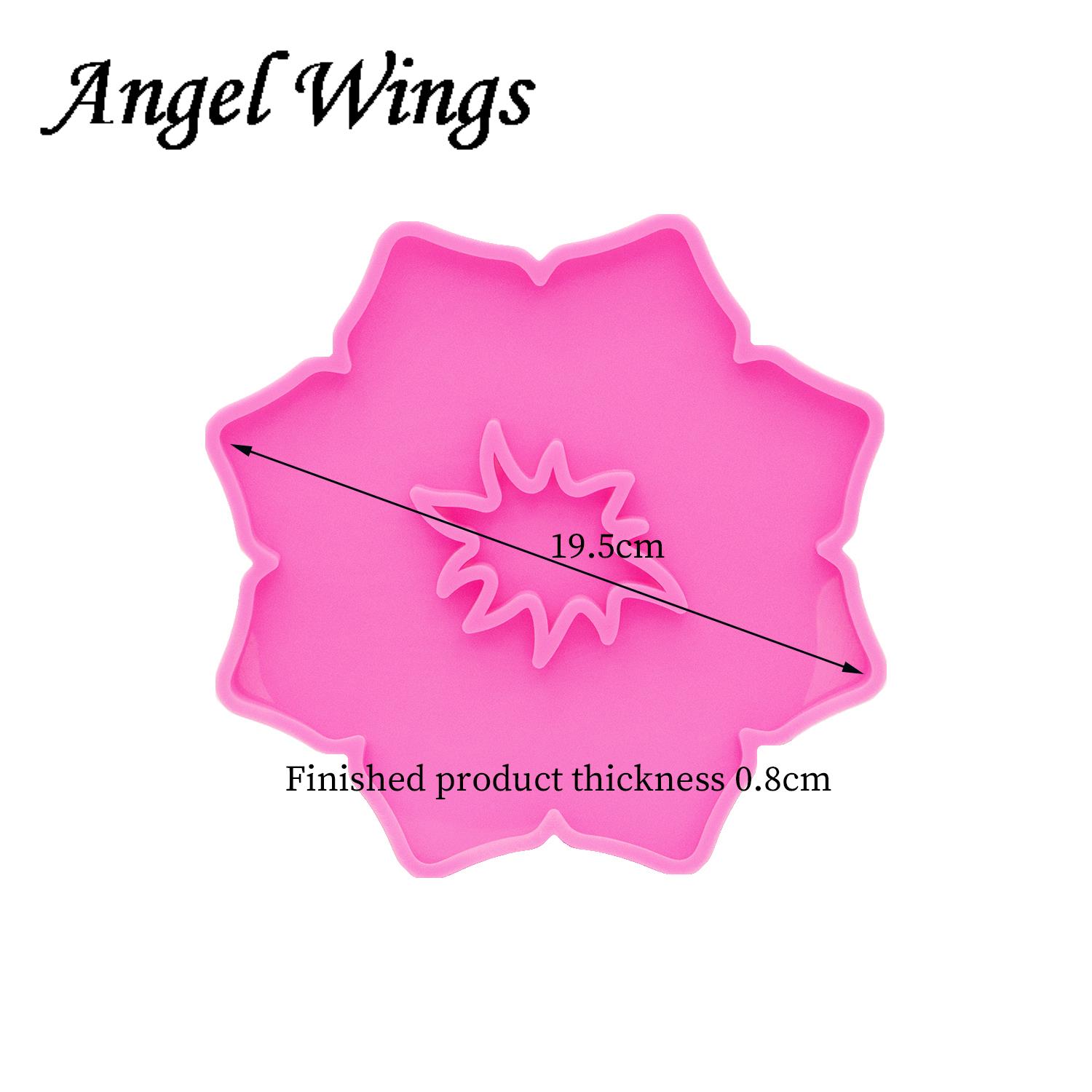 Flower Coaster Silicone Molds  - Geode Mold Silicone avaliação e preço