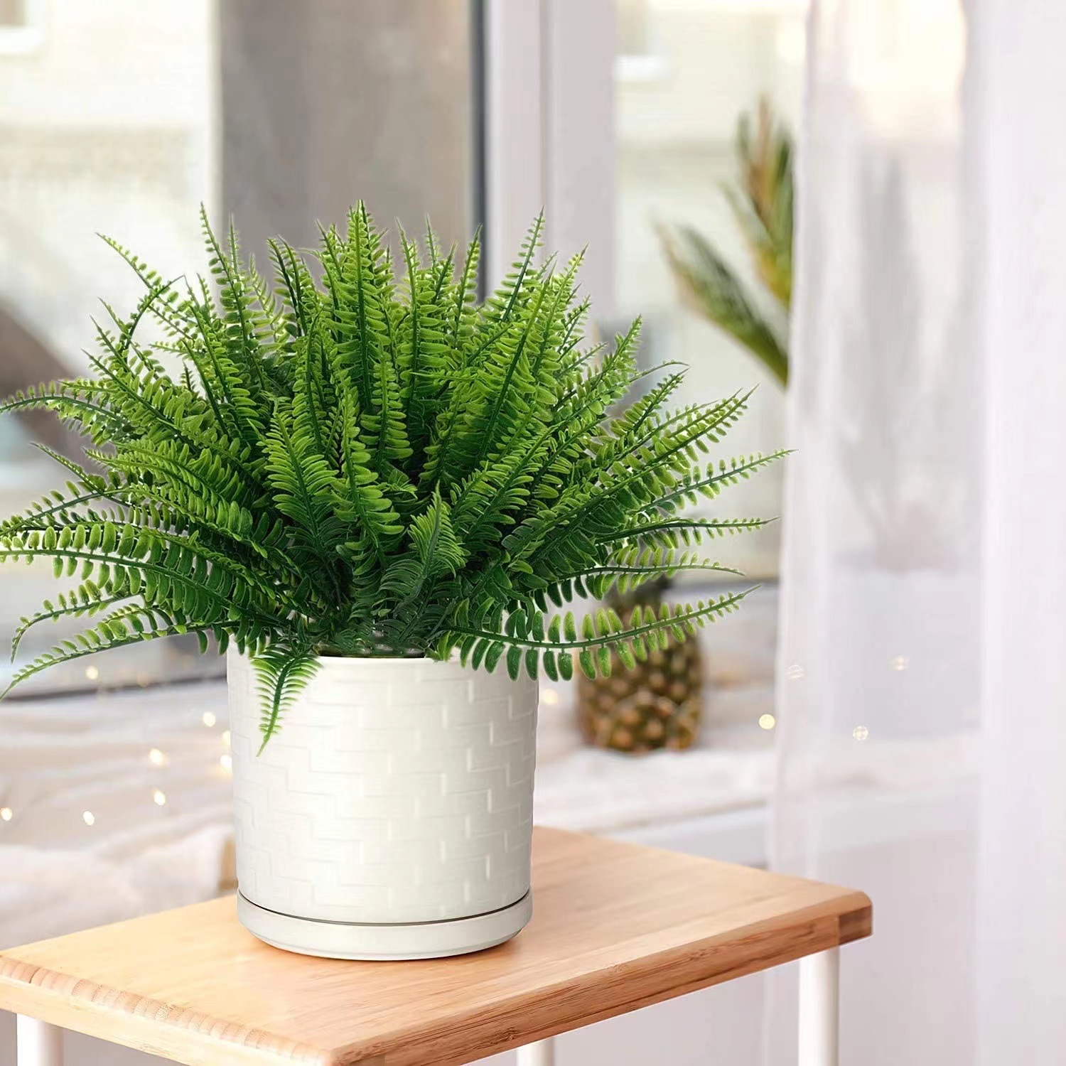 Artificial Persian Ferns Flowe - Terrarium Moss Art avaliação e preço