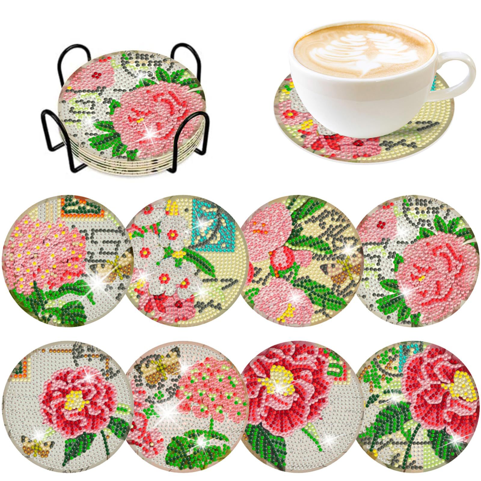 RUOPOTY 8pc/sets Diamond Paint - Resin Craft For Beginners avaliação e preço