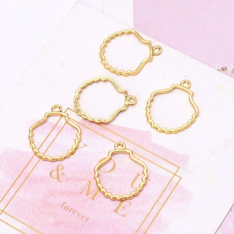   5Pcs Blank Frame Pendant for - Bezels Set Pendant avaliação e preço
