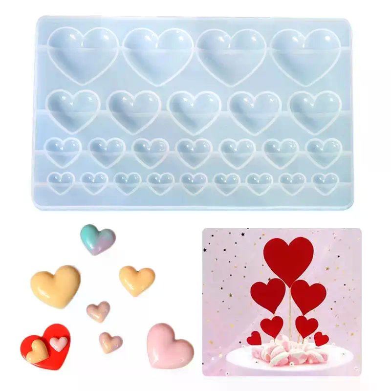 Silicone Mold Heart Shape Pend - Resin Craft Workshop avaliação e preço