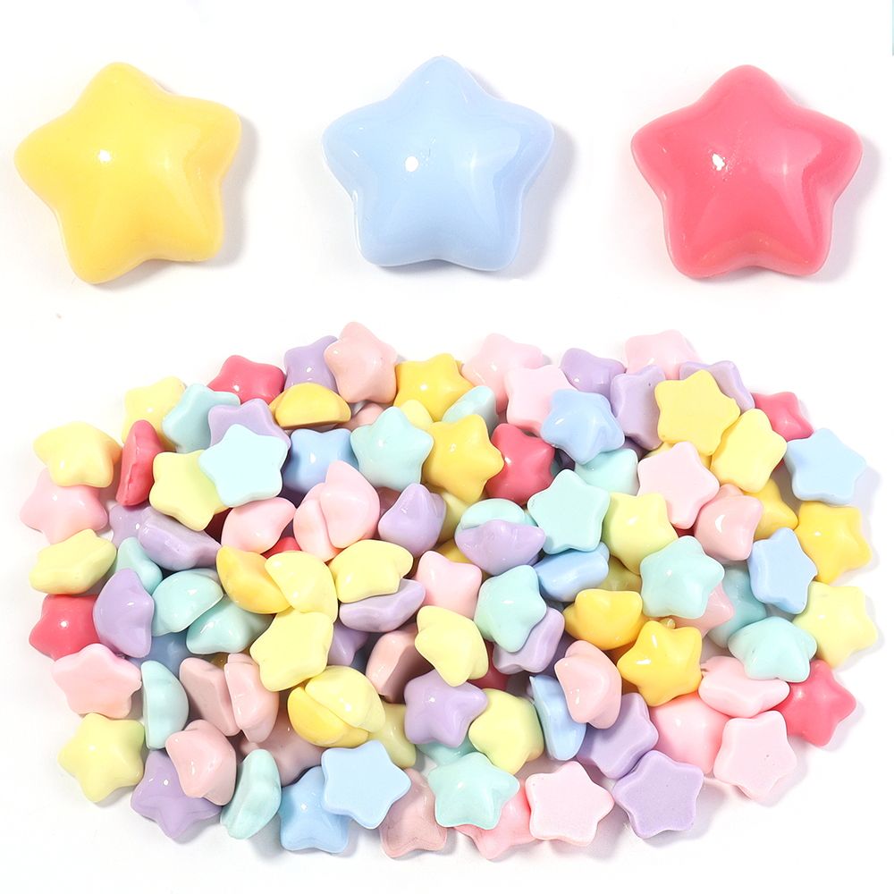 50pcs/lot 16mm Colorful Star R - Resin Crafts Diy avaliação e preço