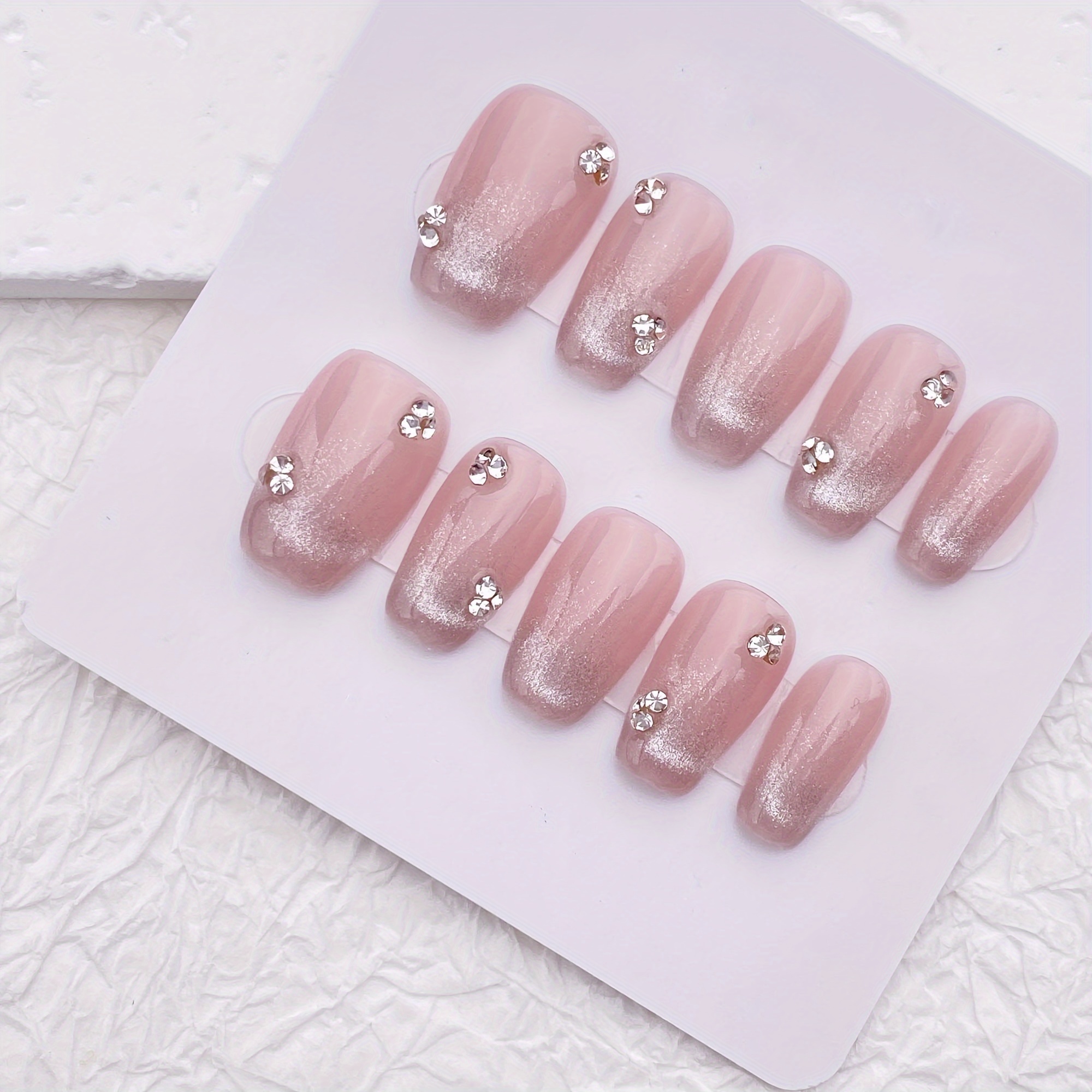 10pcs Handmade Press On Nails, - Resin Craft Material avaliação e preço