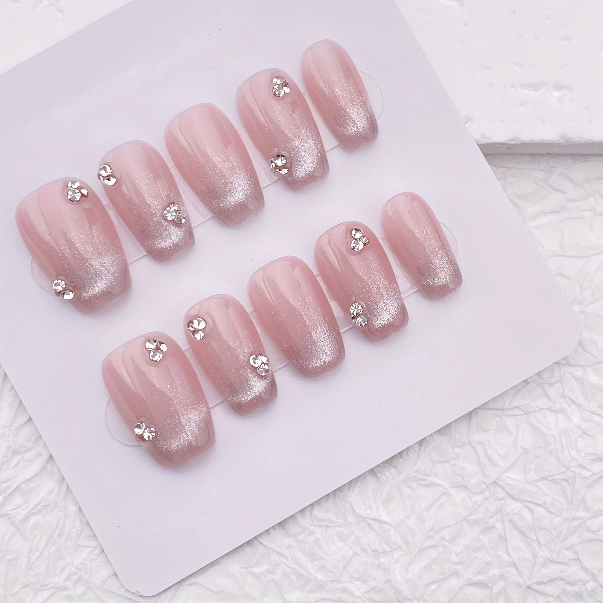 10pcs Handmade Press On Nails, - Resin Craft Material avaliação e preço