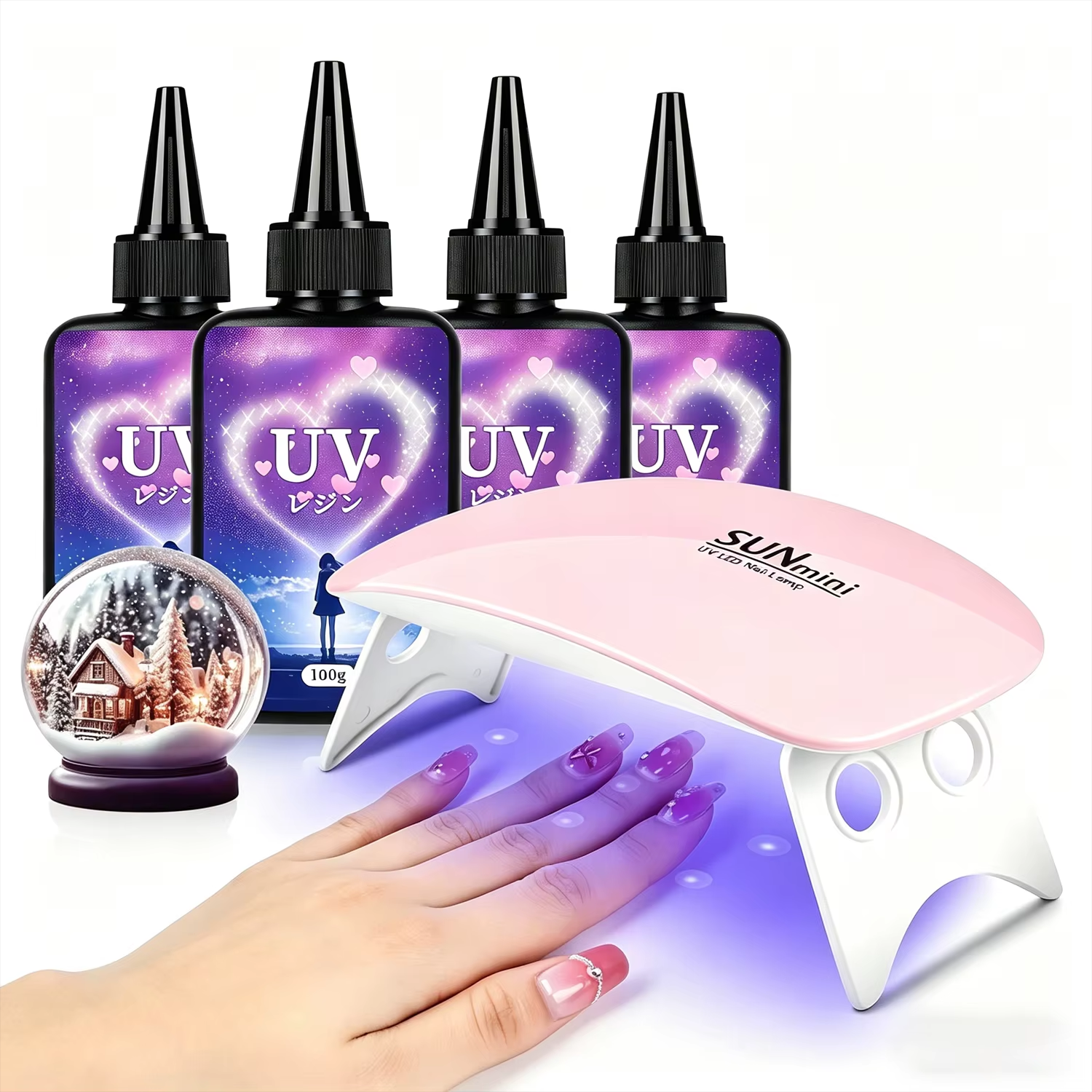 UV Resin Crystal Clear Ultravi - Epoxy Uv Resin Kit avaliação e preço